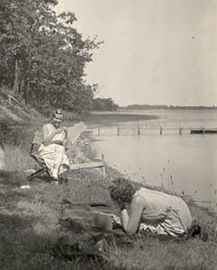 By the River