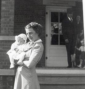 Marie holding Carol