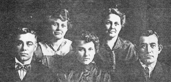 Children of Carl and Emma Schukar, 1918