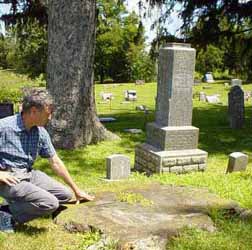Thomas and Mary Ann Rees stone