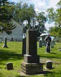 Thomas and Mary Ann Rees stone