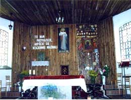 Interior of church