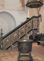 Baptismal Font and Chancel
