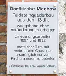Sign on church